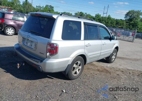 2008 Honda Pilot Ex from USA, damaged, VIN 5FNYF18468B044242